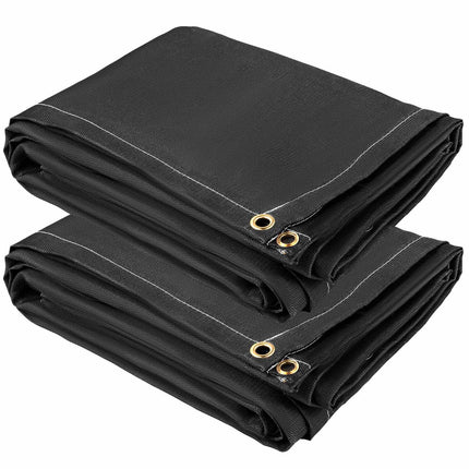 Fiberglass Welding Blankets, 2-Pack, 6 x 10 ft, Grommets