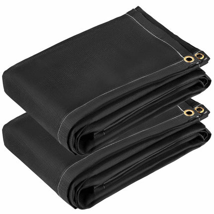 Fiberglass Welding Blankets 2-Pack, 8 x 10 ft, 550C