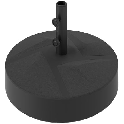 Befüllbarer Sonnenschirmständer, 30kg, Schwarz, HDPE, 36/38/48mm