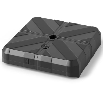 Befüllbarer Sonnenschirmständer, 45 l/60 kg, HDPE, passend für 38–48 mm Stangen