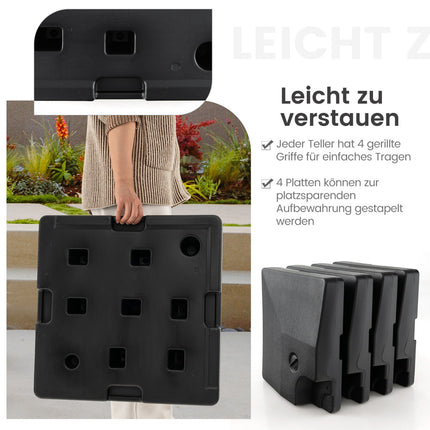 Fillable Umbrella Base, 80L Water or 108kg Sand Capacity