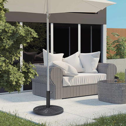 Fillable Umbrella Base, Rattan Style, Fits 38-48mm Poles