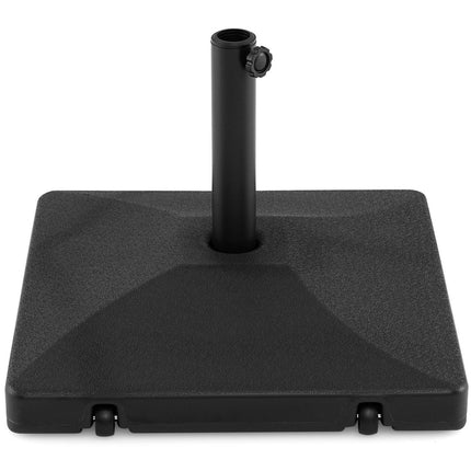Fillable Umbrella Base with Wheels, 90 LBS, Black