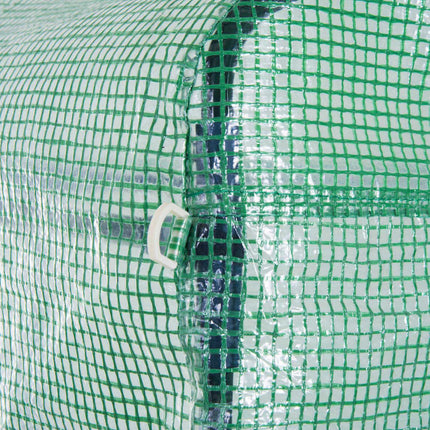 Gewächshaus Folientunnel 6x3x2m, UV-Schutz, begehbares Design