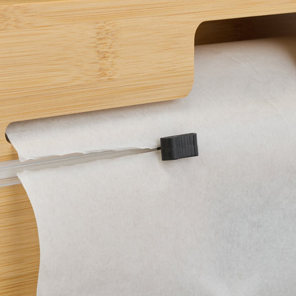 Folienspender aus Bambus