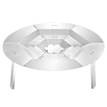Fire Pit Heat Deflector, 27 Inch Round, 304 Stainless Steel