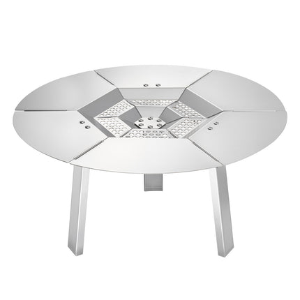 Fire Pit Heat Deflector, 304 Stainless Steel, 508mm Round