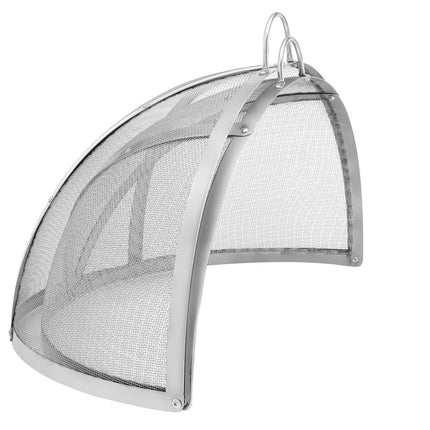 Fire Pit Spark Screen Lid, 40 Inch Stainless Steel Mesh