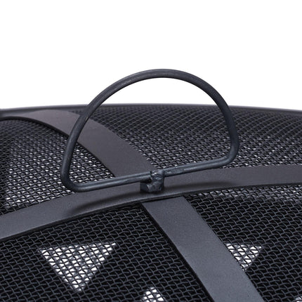 Fire basket with spark protection