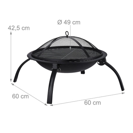 Feuerschale XL mit Grillzubehör