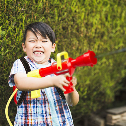 Fire brigade water spray children