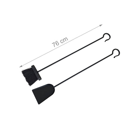 Fireplace Cleaning Set – Ash Broom & Shovel