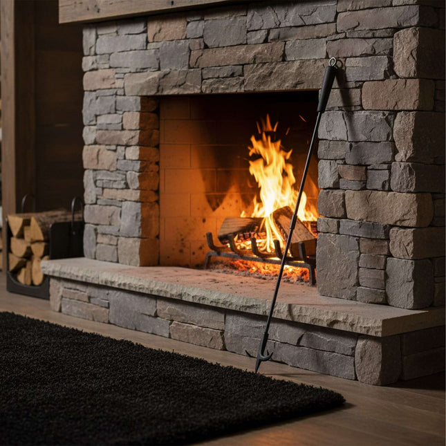 Fireplace Poker – Long, Safe Stoking Tool