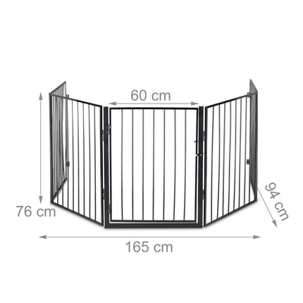 Fireplace Screen with Door