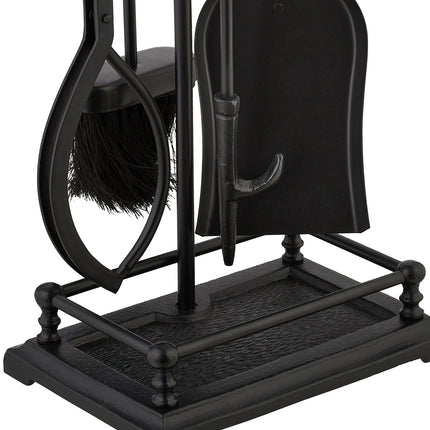 Fireplace Tool Set, 5-Piece Metal Accessories