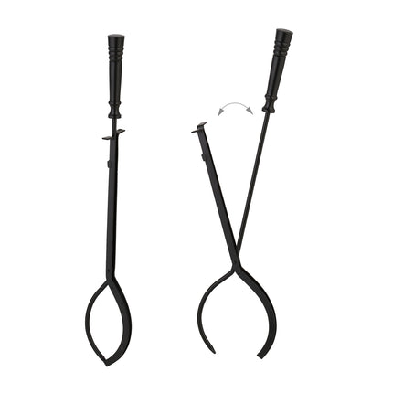 Fireplace Tool Set, 5-Piece Metal Accessories