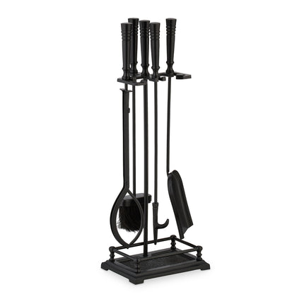 Fireplace Tool Set, 5-Piece Metal Accessories
