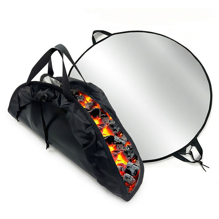 Feuerfeste Grill- und Feuerstellenmatte, 5-lagig, hitzebeständig