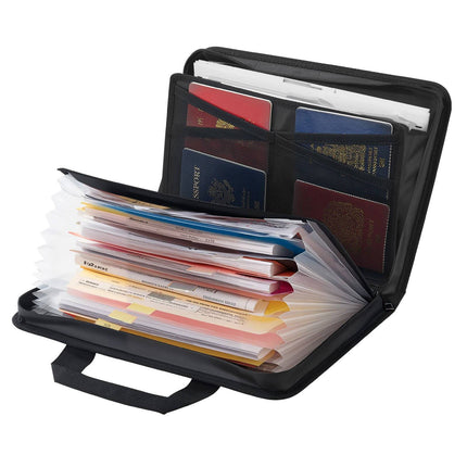 Fireproof Document Bag, Waterproof, 1000C, 12-Pocket