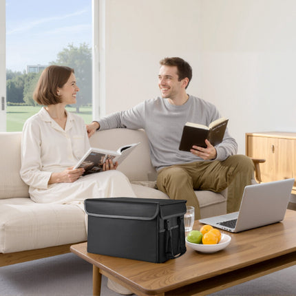 Fireproof Document Box, Waterproof, Foldable, 1000C