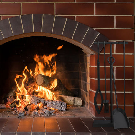 Fire stand black 5 parts
