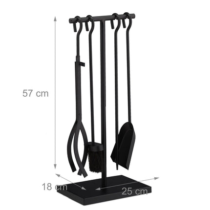 Fire stand black 5 parts