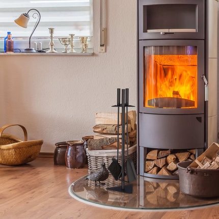 Feuerständer aus 4-teiligem Stahl