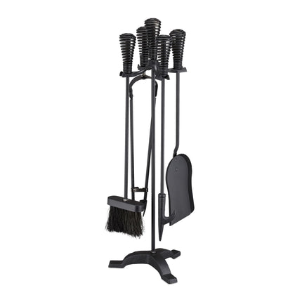Fire stand in 5 parts in black