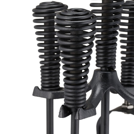Fire stand in 5 parts in black