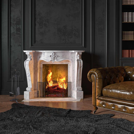 Fire stand in 5 parts in black