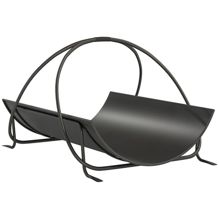 Kaminholzständer für drinnen, 51x38x33cm, Metallgriff