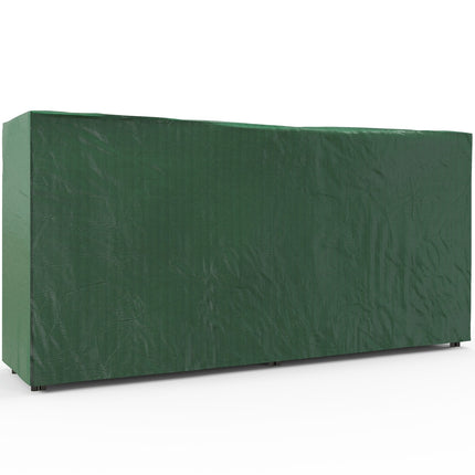 Verstellbares Kaminholzregal, Metall, 200x36x99 cm mit Abdeckung