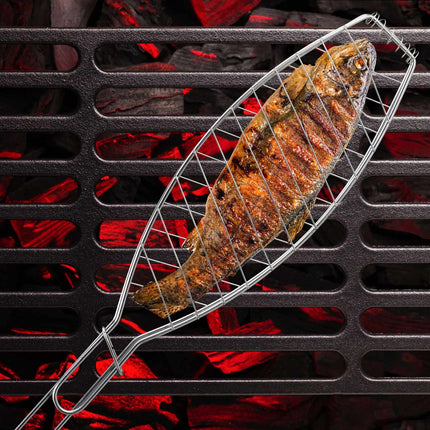 Fish Grill Tongs Set, Stainless Steel, 3 Pieces