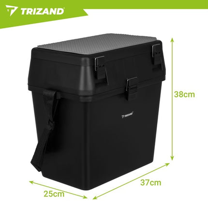 Fishing Box Seat Organizer with Strap, 38×34×21 cm