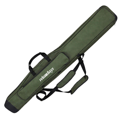 Fishing Rod Bag, 5 Compartments, Green, 150 cm