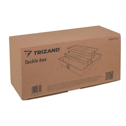 Fishing Tackle Box, 33cm, 2 Shelves, 11 Compartments