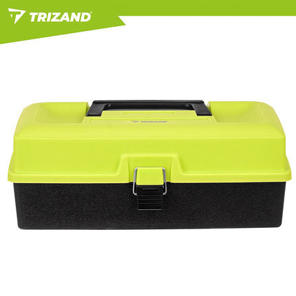 Fishing Tackle Box, 33cm, 2 Shelves, 11 Compartments