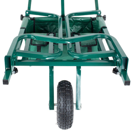 Fishing Trolley with Bag – Metal, Pneumatic Tyres