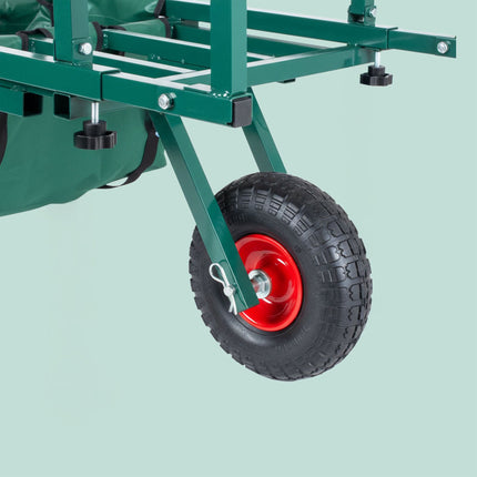 Fishing Trolley with Bag – Metal, Pneumatic Tyres