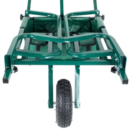Fishing Trolley with Bag – Metal, Pneumatic Tyres