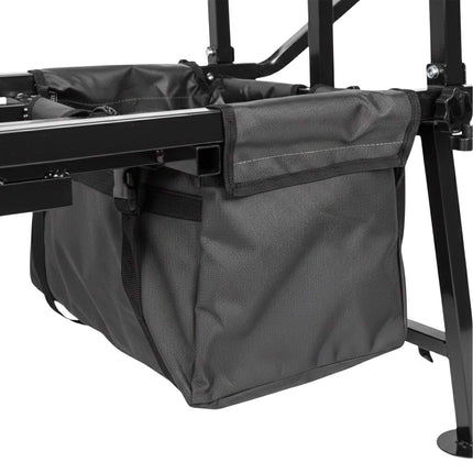 Anglerwagen mit Tasche – Metall, Luftbereifung
