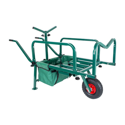 Fishing Trolley with Bag – Metal, Pneumatic Tyres