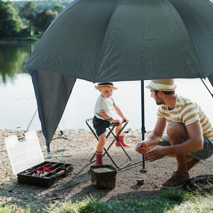 Fishing Umbrella with Side Panel