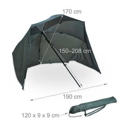 Fishing Umbrella with Side Panel