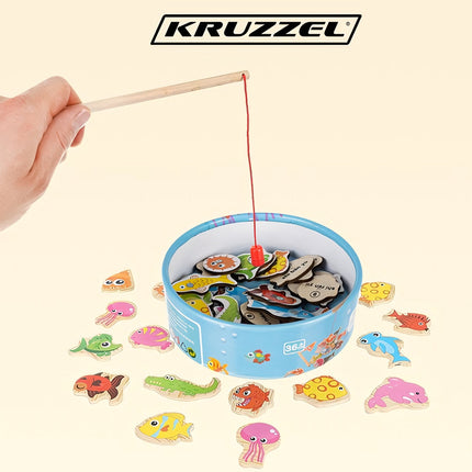 Fishing game with a magnet 22 el.