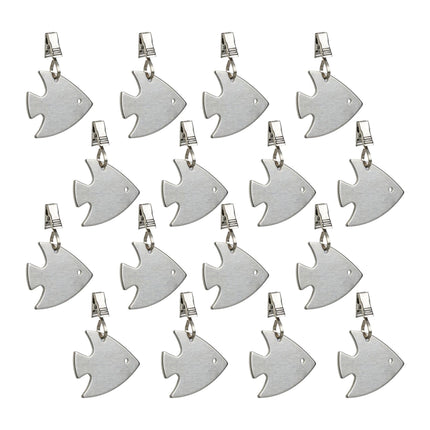 Fish tablecloth paperweight set of 16