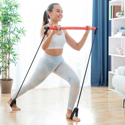 Fitness tyč s odporovými gumami a cvičebním průvodcem Resibar InnovaGoods