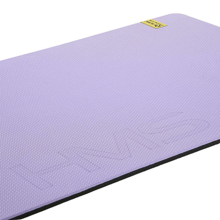 Fitnessmatte EVA, 120x60cm, 15mm, Violett-Schwarz