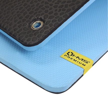 Fitness Mat, Non-Slip, Blue-Black, Durable