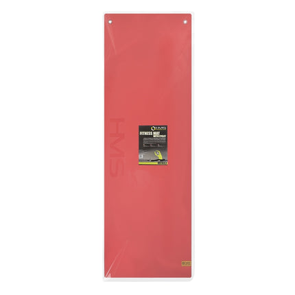 Fitness Mat, Red-Black, Non-Slip, Durable